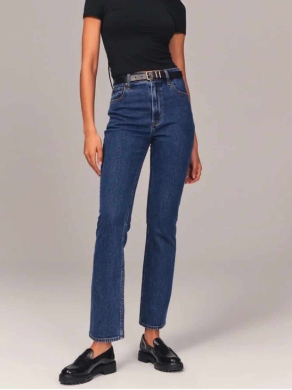 Abercrombie & Fitch The ankle straight Ultra High Rise Women's jeans sz 25/0